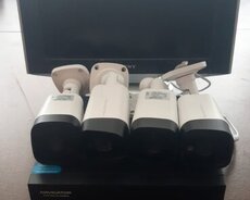 Nezaret kamerasi Dvr 4 kamera monitor (hdd yoxdur)
