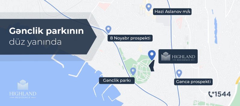 Bakı Buxtasına mənzərəsi olan 