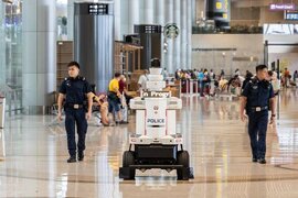 Sinqapurda robot polislər fəaliyyətə başlayıb