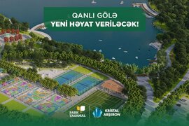 "32 hektarlıq su hövzəsi ətrafı bulvar tikiləcək..." – Kristal Abşeron