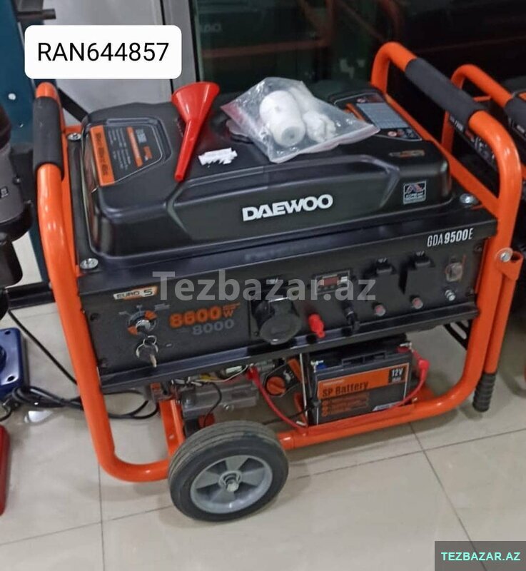Generator Daewoo kreditlə Faizsiz arayışsız