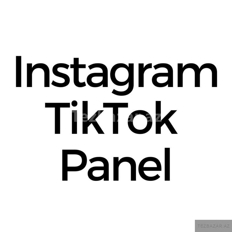 Tiktok, Instagram panel