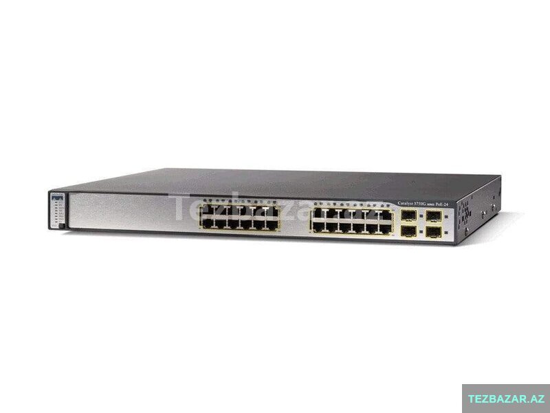 Cisco Catalyst 3750g 24 Port Gigabit poe Switch