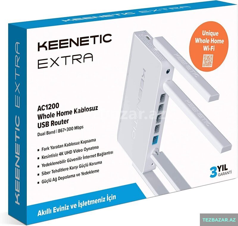 Keenetic kn-2111 ac1200 wifi5 modem router