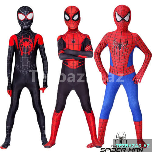 Uşaqlar üçün Spiderman kostyumu