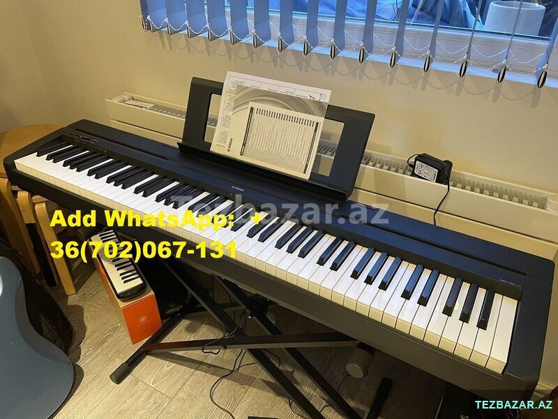 Yamaha P45b Weighted Action Digital Piano, 88 Key Black i, elanlar