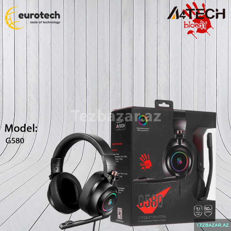 Qulaqlıq A4tech G580 Bloody Aksessuarlar - TEZBAZAR.AZ