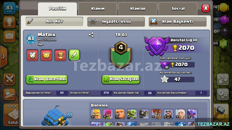 clash of clans bazani tez kuchaytirish