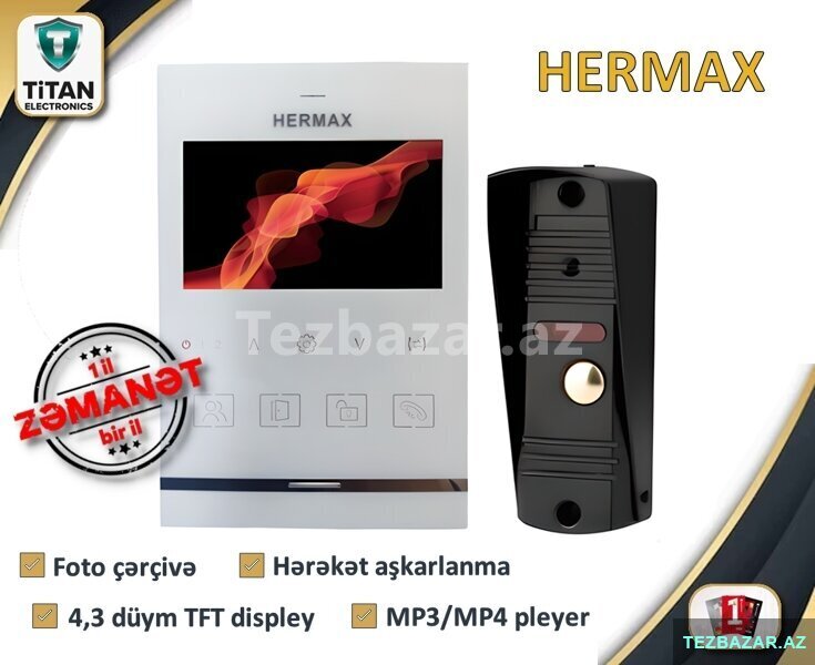 Domofon Hermax Hr- 04m (kit)