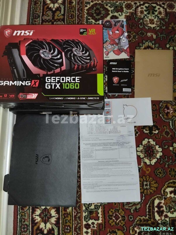 Msi Geforce Gtx 1060 Gaming X 3g