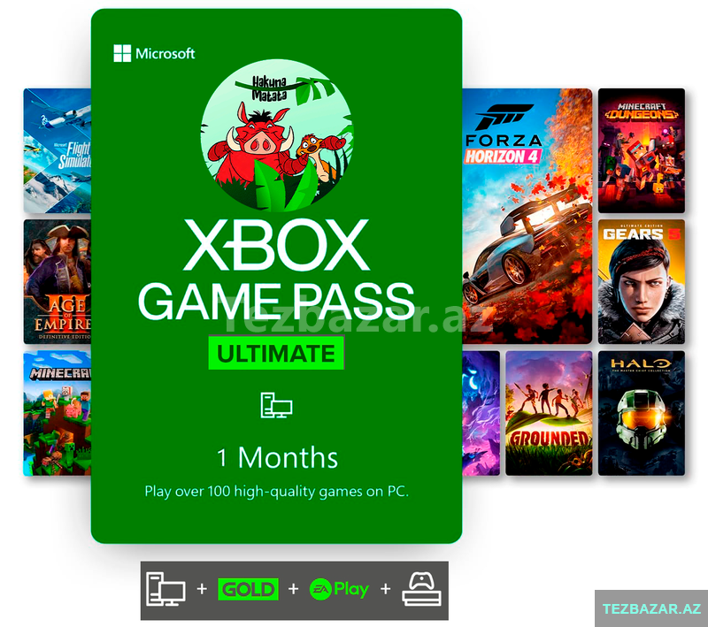 Xbox Game Pass Ultimate abunəliyi