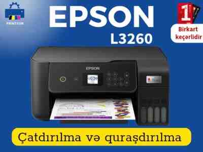 Printer Epson L3260, Texnika Elanlari - TEZBAZAR.AZ
