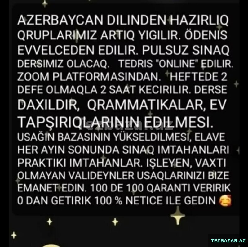 Azərbaycan Dili Hazirliqi