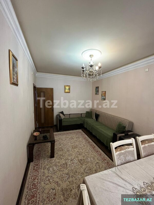 Yeni Günəşli, V Massivində 2 otaqlı əla təmirli mənzil Yeni Günəşli, V Massivində 2 otaqlı əla təmirli mənzil