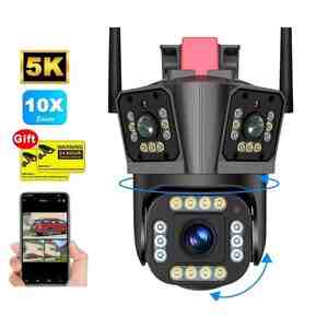 Wi-Fi PTZ kamera 360FHD 12MP, 4K+64GB Wi-Fi PTZ kamera 360FHD 12MP, 4K+64GB