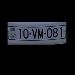 Avtomobil qeydiyyat nişanı - 10-VM-081