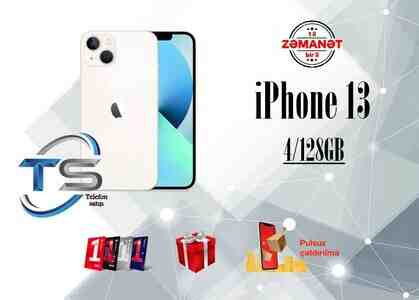 Apple iPhone 13 Starlight 128GB4GB, telefonlar Bakida telefon satqisi ...