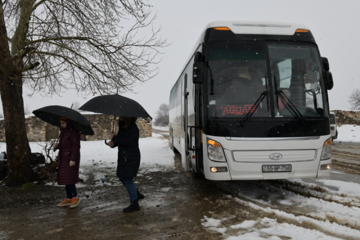 İşğaldan azad olunmuş ərazilərə avtobus reyslərinə növbəti ay üçün biletlər satışa çıxarılır