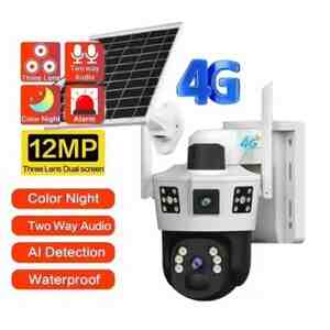 4G Sim kartlı Solar 360 FHD kamera 12MP, 4K+64GB 4G Sim kartlı Solar 360 FHD kamera 12MP, 4K+64GB