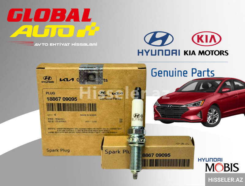 Hyundai Elantra 2018-2020 alışdırma şamları Hyundai Elantra 2018-2020 alışdırma şamları