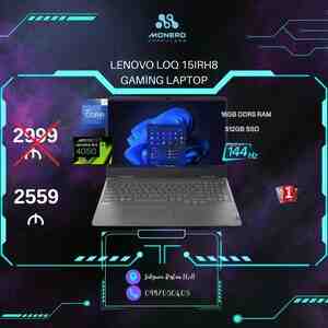 Noutbuk Lenovo LOQ 15IRH8 Gaming Laptop