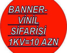 Banner və Vinil sifarişi
