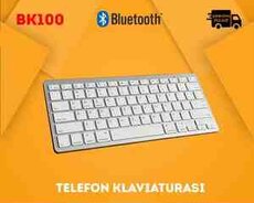 Bluetooth klaviatura BKC001 Android İOS (Telefon Klaviaturası)