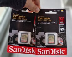 Sd Kart Yaddaş Kartı Sandisk Extreme 64 Gb
