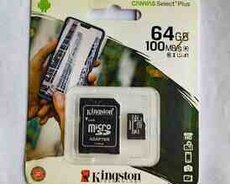 Yaddaş kartı Kingston, 64GB
