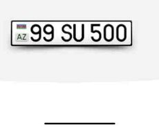 Avtomobil qeydiyyat nişanı - 99-SU-500