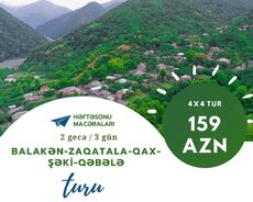 Zaqatala-Balakən-Qax-Şəki-Qəbələ turu