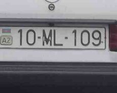 Avtomobil qeydiyyat nişanı - 10-ML-109