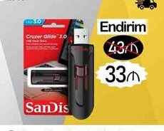 Flaş kart Sandisk 128GB Usb3