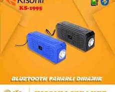 Kisonli Ks-1995 fənərli radio bluetooth dinamik