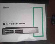 16-port gigabit switch hp