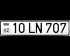 Avtomobil qeydiyyat nişanı - 10-LN-707