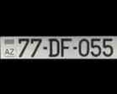 Avtomobil qeydiyyat nişanı - 77-DF-055