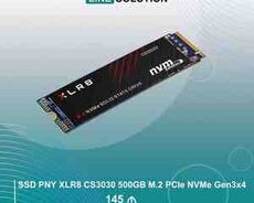 SSD PNY XLR8 CS3030 500GB M.2 PCIe NVMe Gen3 x4 Internal SSD (M280CS3030-500-RB)