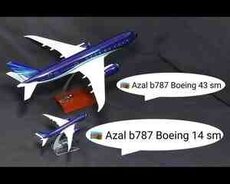 Aircraft Azal b787 Boeing modeli