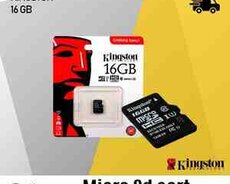 Micro SD Kart Kingston 16GB