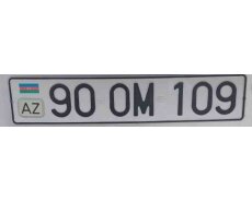 Avtomobil qeydiyyat nişanı - 90-OM-109