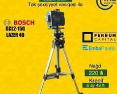 Lazer səviyyə ölçən Bosch 4D