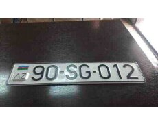 Avtomobil qeydiyyat nişanı - 90-SG-012