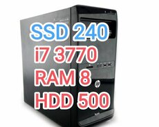 I7 3770 / Ram 8 / ssd 240 / hdd 500 sistem bloku