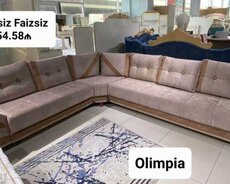 Kreditlə künc Divan ödənişsiz və Faizsiz
