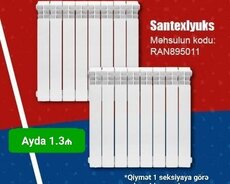 Türkiye panel və seksiya radiatorlar Faizsiz 44