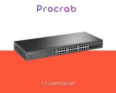 Switch TP-LINK JetStream 24-Port Gigabit L2+ Managed Switch with 4 10GE SFP+ Slots