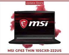 Noutbuk MSI GF63 THIN 10SCXR-222US