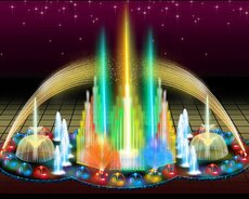 Mərmər heykəllərin və musiüili fontanlar quraşdırılır