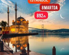 İstanbul turu səkkiz martda